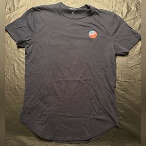 Large Navy Blue shirt w/ Hollister Graphic